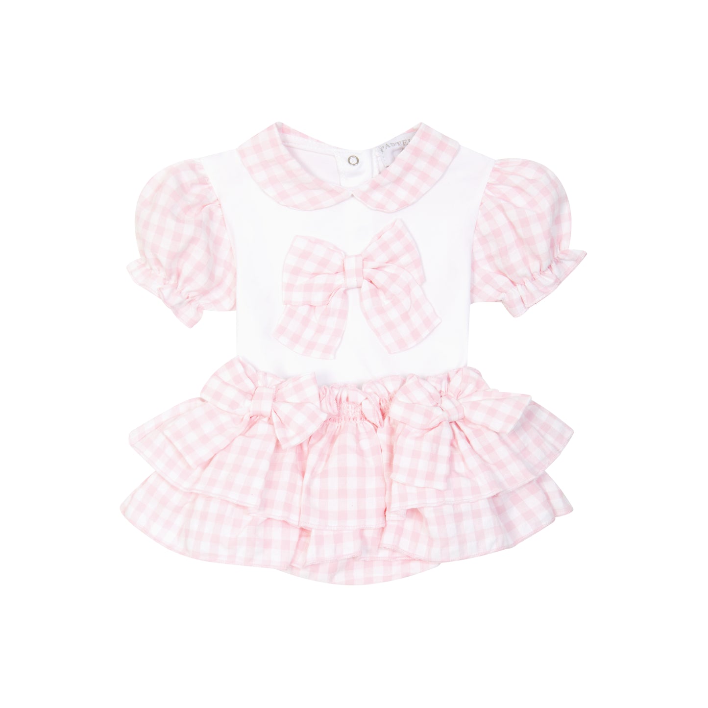 804M Pastels Gingham Bloomer set - River
