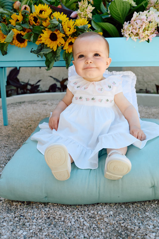 33242 Patachou Floral Embroidered Dress