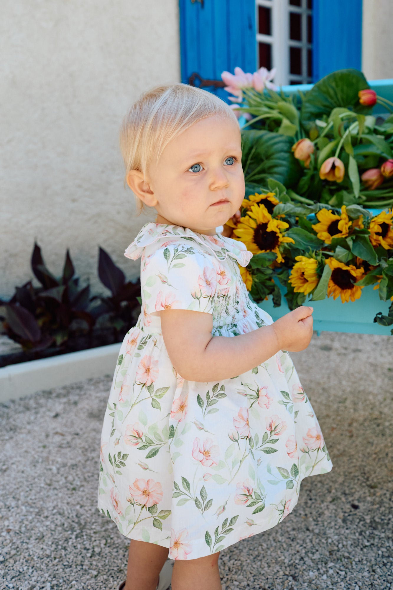 33240 Patachou Floral Print Dress
