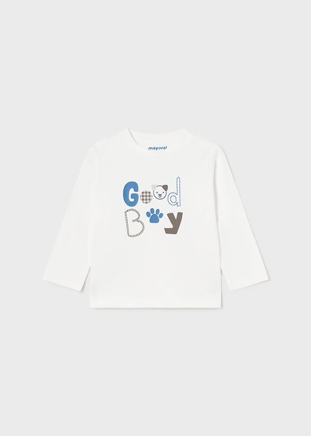 2044 Mayoral Good Boy Long Sleeved T-Shirt-littlevips-littlevips