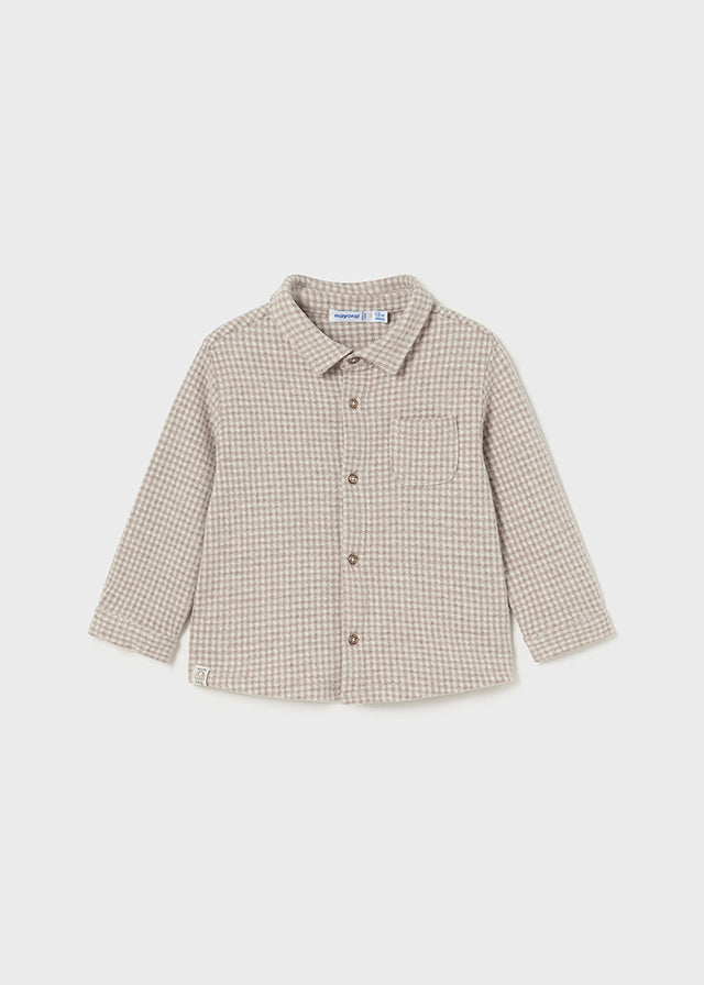 2186 Mayoral Gingham Checked Shirt-littlevips-littlevips