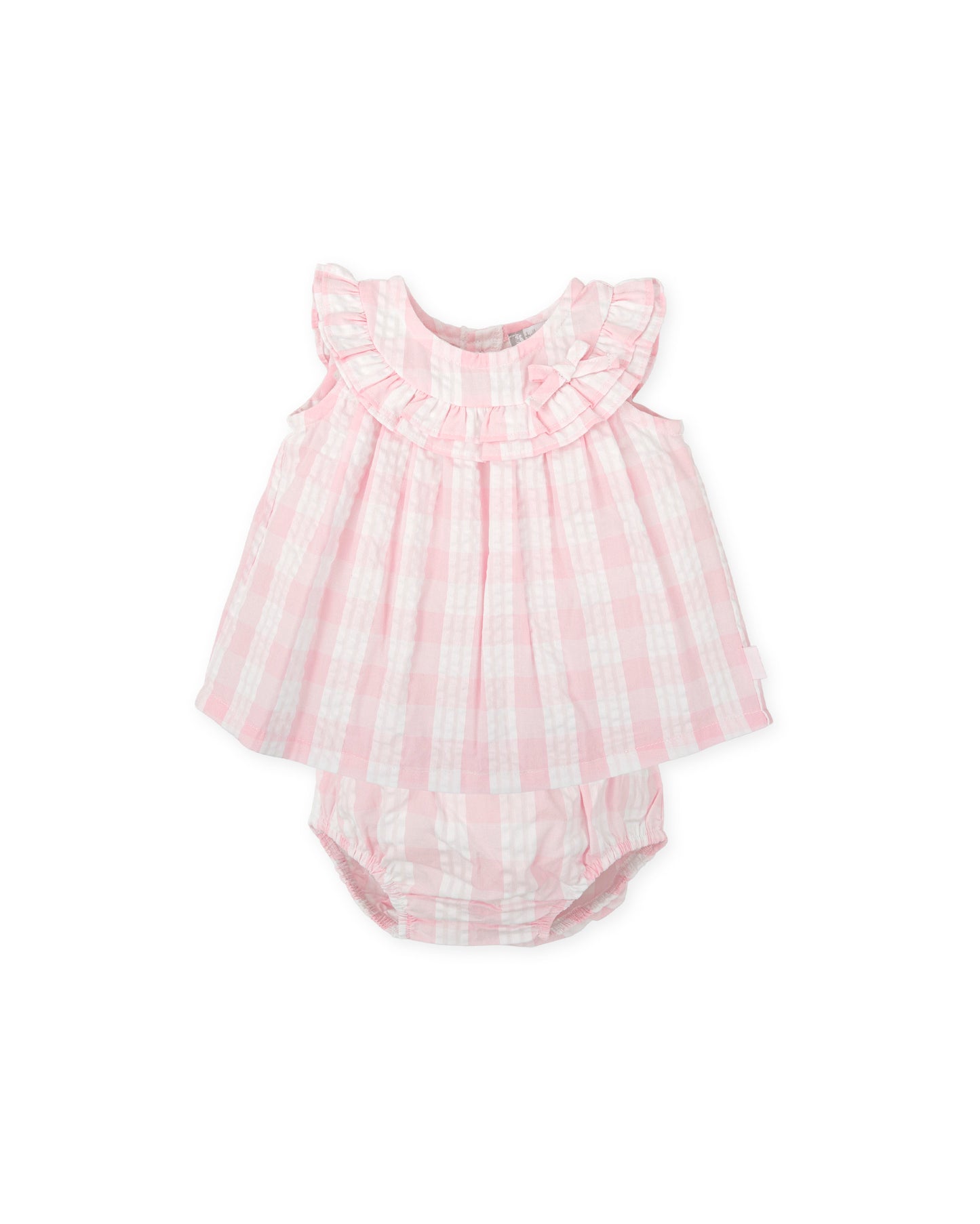 2283 Tutto Piccolo Gingham Print Dress Set