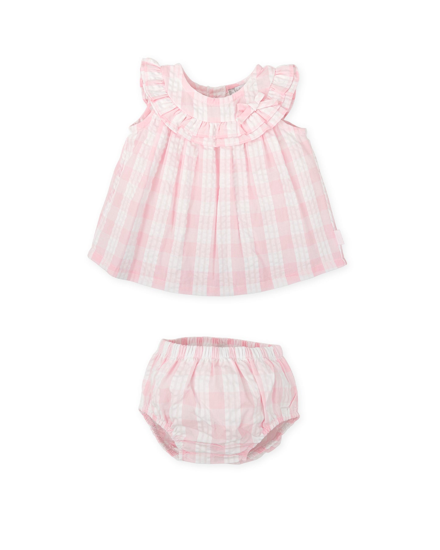 2283 Tutto Piccolo Gingham Print Dress Set