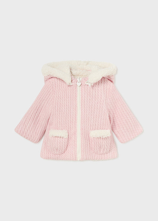 2447 Mayoral Knitted Cable Style Reversible Jacket-littlevips-littlevips