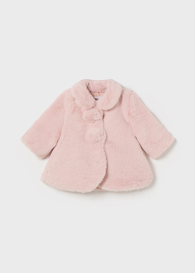 2451 Mayoral Fur Coat-littlevips-littlevips