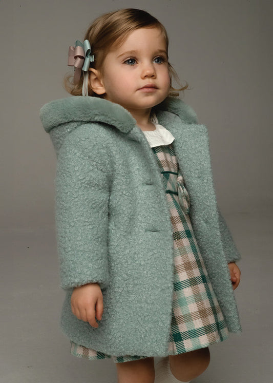 2478 Mayoral Shearling Dressy Hooded Coat-littlevips-littlevips