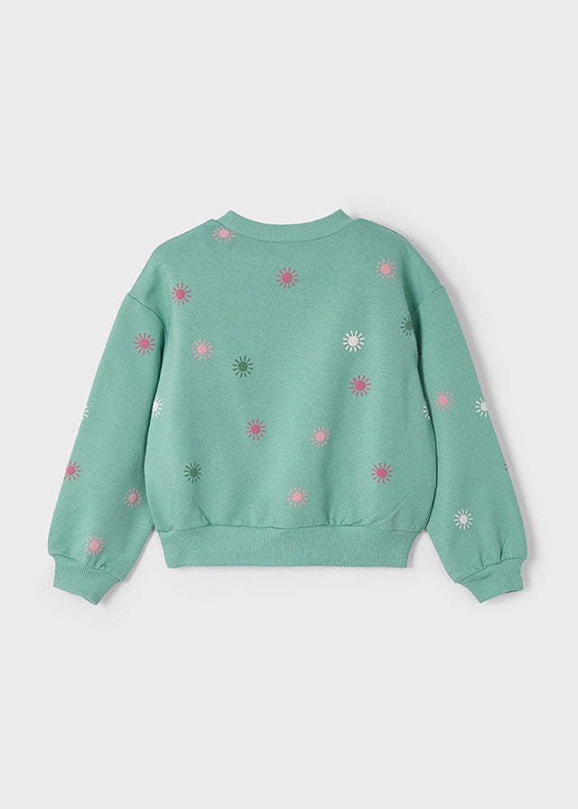 3402 Mayoral Flower/Spot Design Sweatshirt