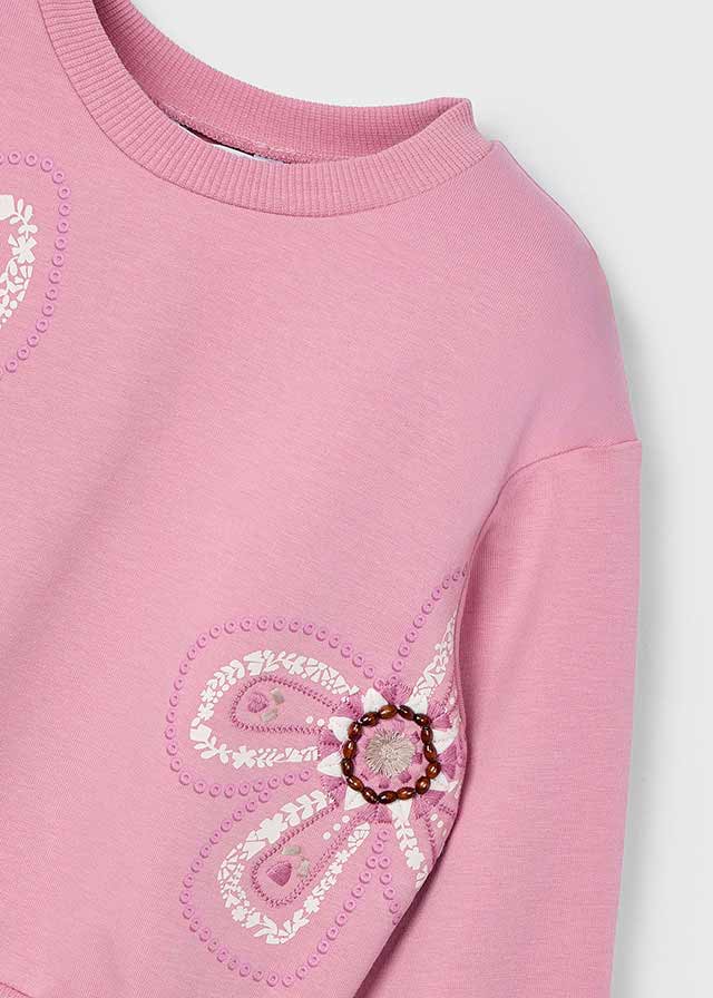 3402 Mayoral Flower/Spot Design Sweatshirt