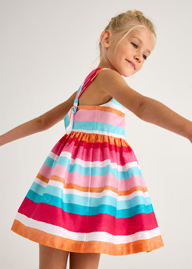 3920 Mayoral Striped Summer Dress