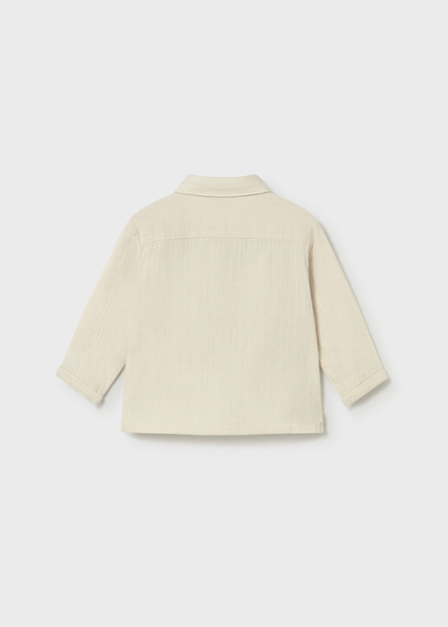 1119 Mayoral Linen Style Long Sleeve Shirt