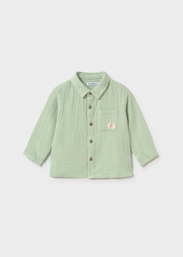 1119 Mayoral Linen Style Long Sleeve Shirt