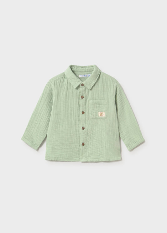 1119 Mayoral Linen Style Long Sleeve Shirt