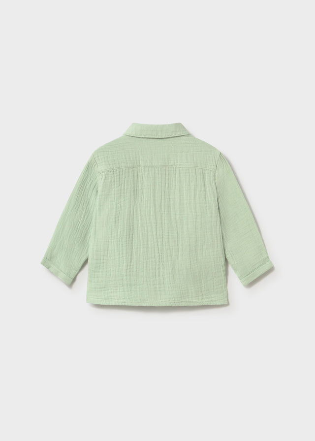 1119 Mayoral Linen Style Long Sleeve Shirt