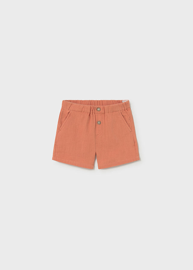 1216 Mayoral LInen Style Button Shorts