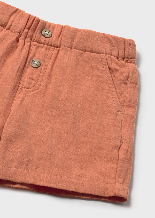 1216 Mayoral LInen Style Button Shorts