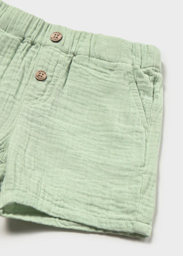 1216 Mayoral LInen Style Button Shorts