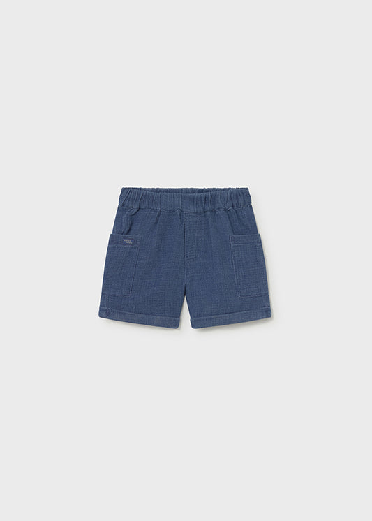 1217 Mayoral Seersucket Type Bermuda Shorts