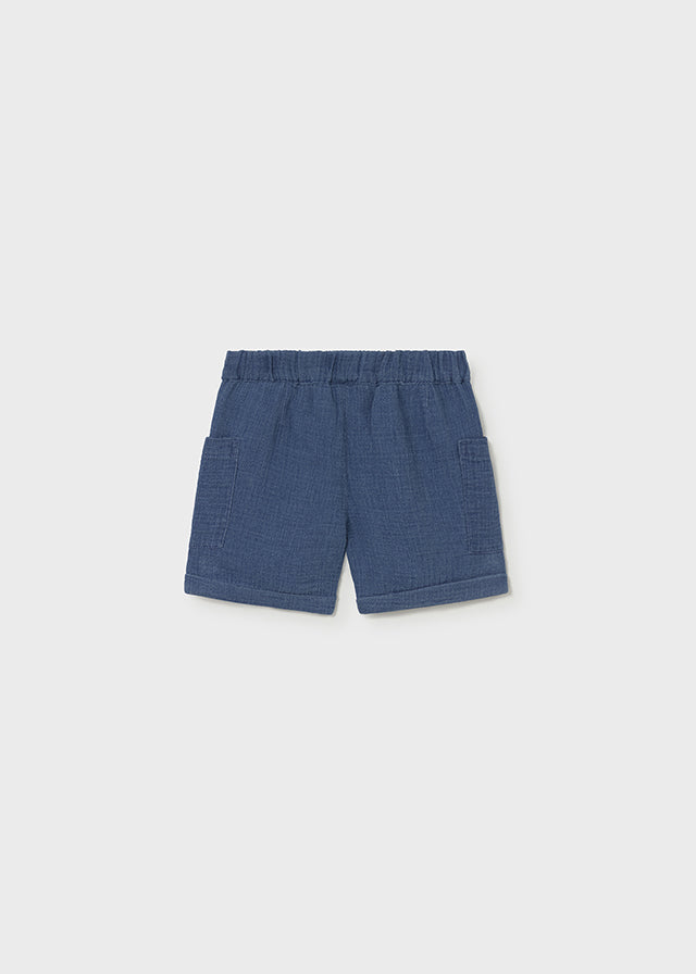 1217 Mayoral Seersucket Type Bermuda Shorts