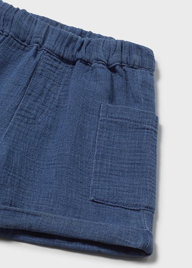 1217 Mayoral Seersucket Type Bermuda Shorts