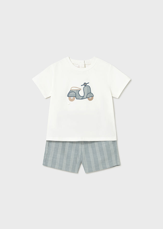 1227 Mayoral 2 Piece Moped Short Set