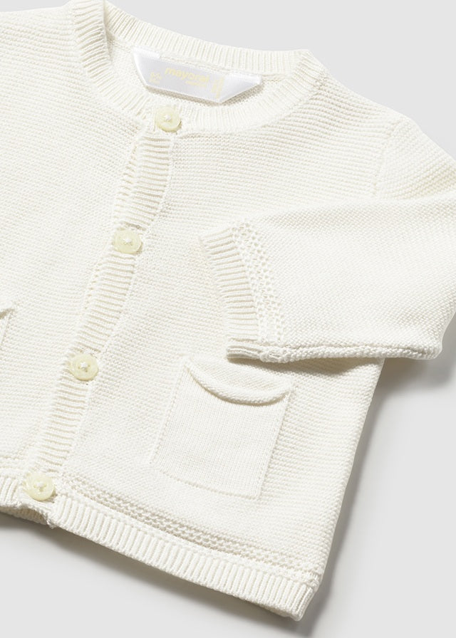 1303 Mayoral Round Neck Button Cardigan