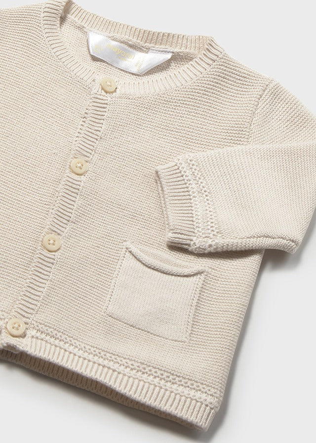 1303 Mayoral Round Neck Button Cardigan