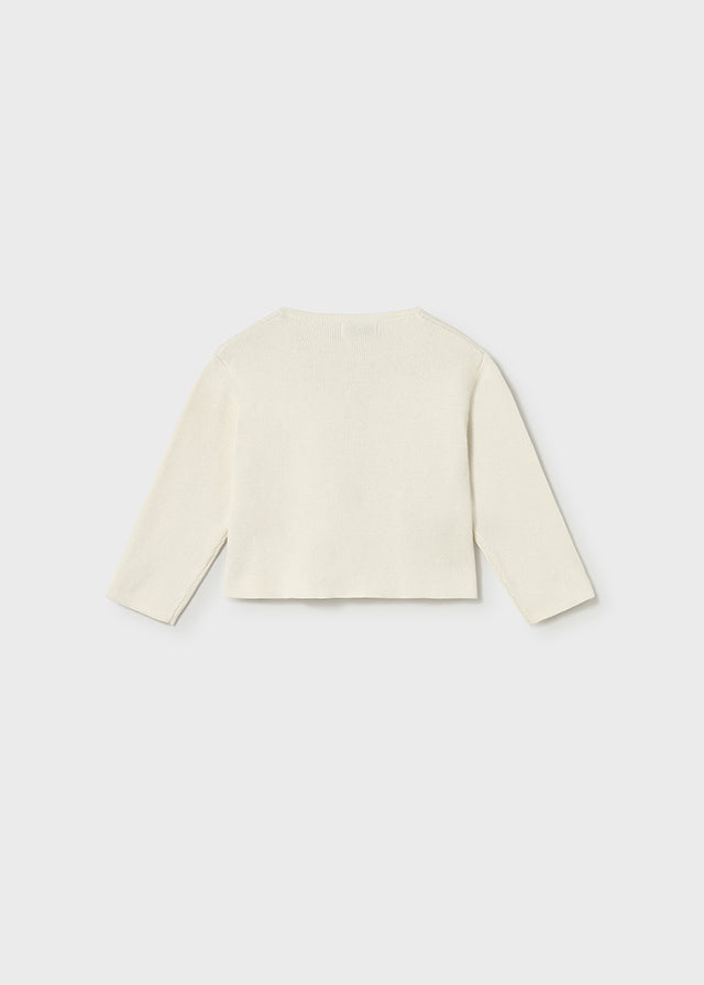 1307 Mayoral Soft Bow Detail Cardigan