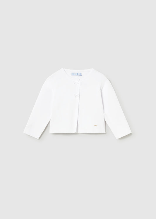 1307 Mayoral Soft Bow Detail Cardigan