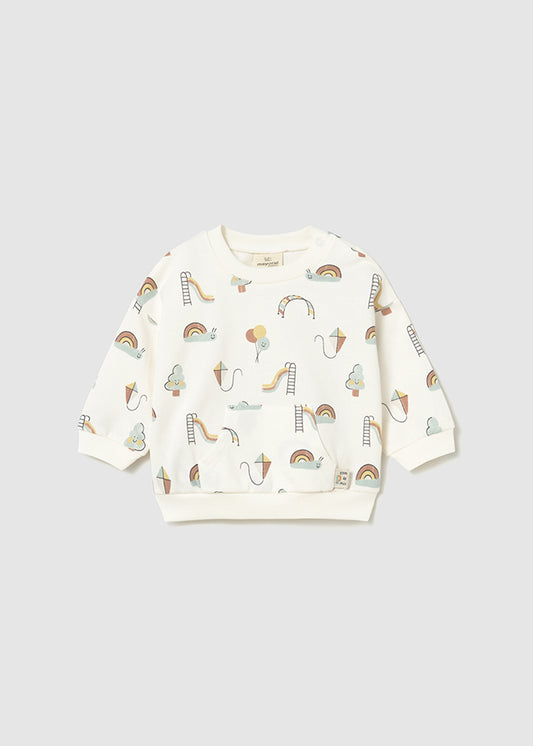 1487 Mayoral Printed Playground Sweatshirt