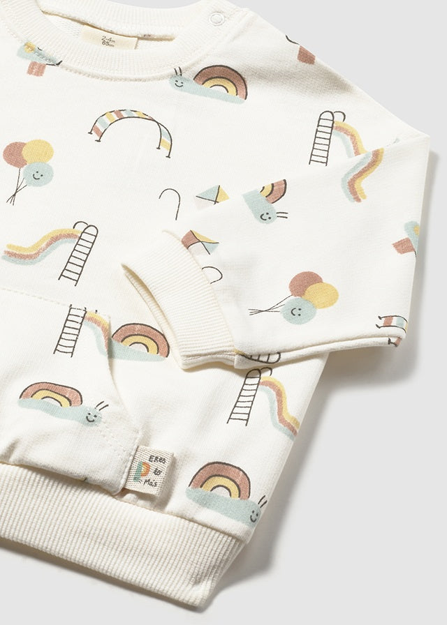 1487 Mayoral Printed Playground Sweatshirt