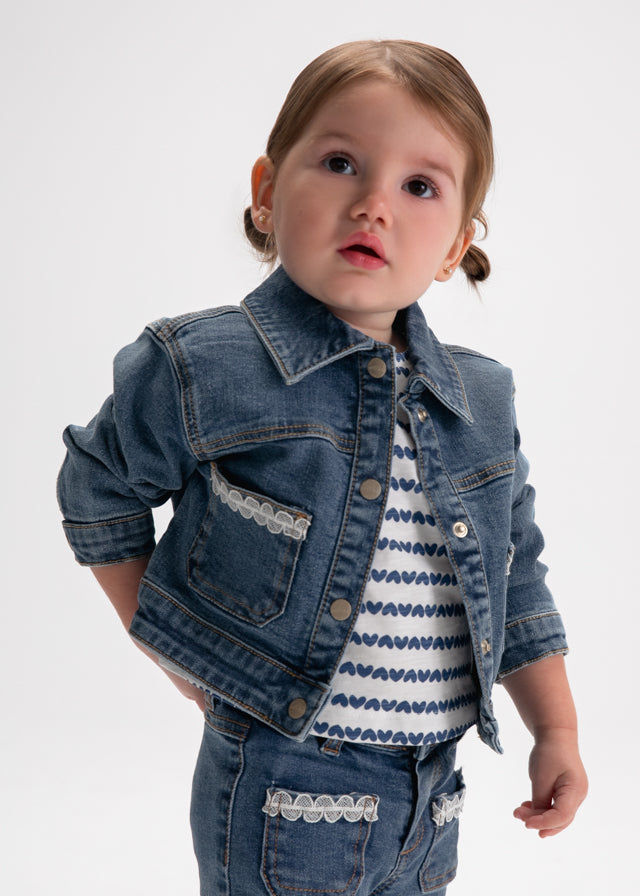 1490 Mayoral Denim Cropped Jacket