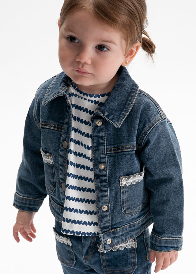 1490 Mayoral Denim Cropped Jacket