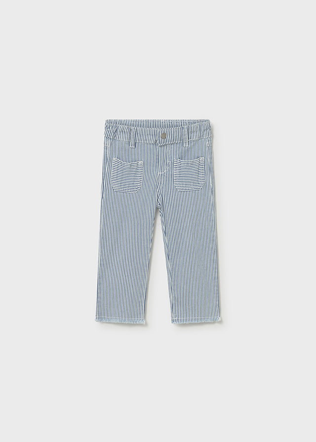 1511 Mayoral Striped Denim Trousers