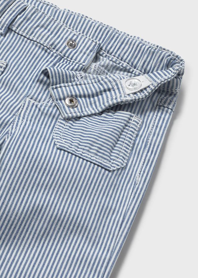 1511 Mayoral Striped Denim Trousers