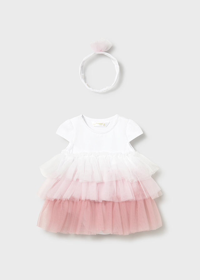 1601 Mayoral Tulle Dress Romper