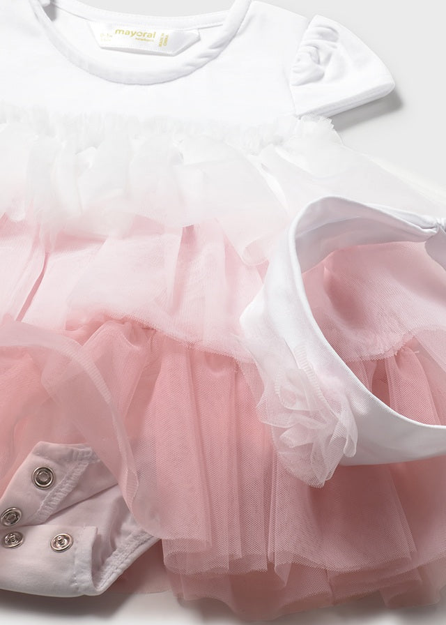 1601 Mayoral Tulle Dress Romper