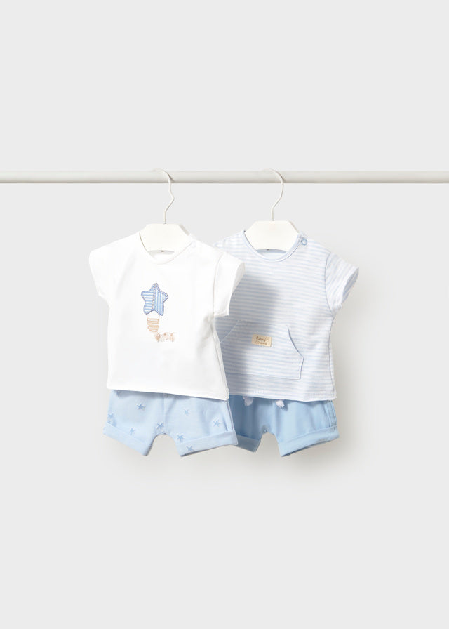 1626 Mayoral 4 Piece Shorts and T-Shirt Set