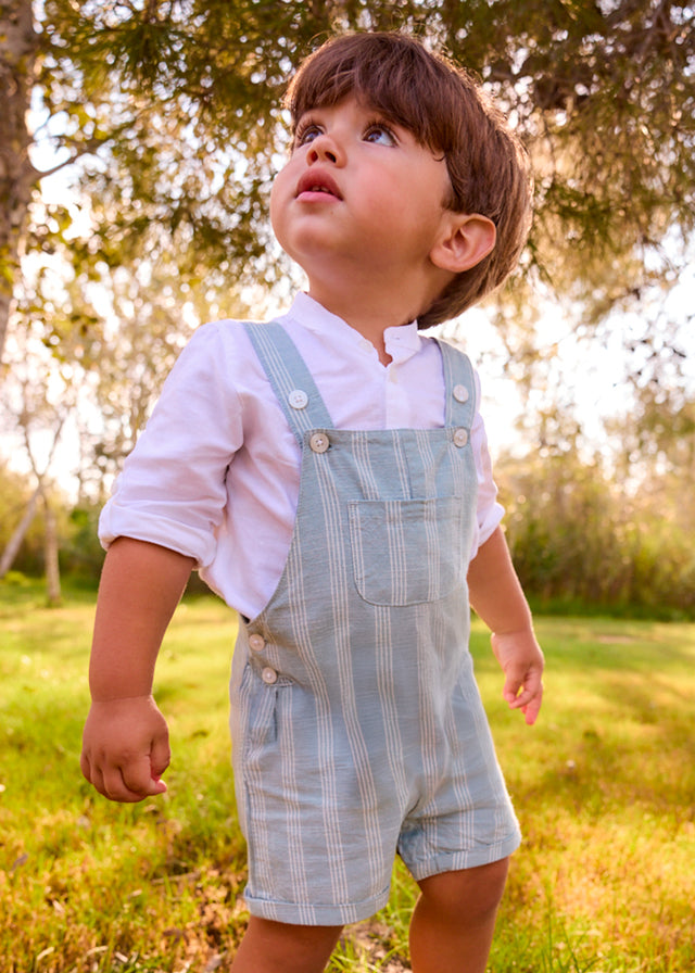 1658 Mayoral Linen Style Dungaree