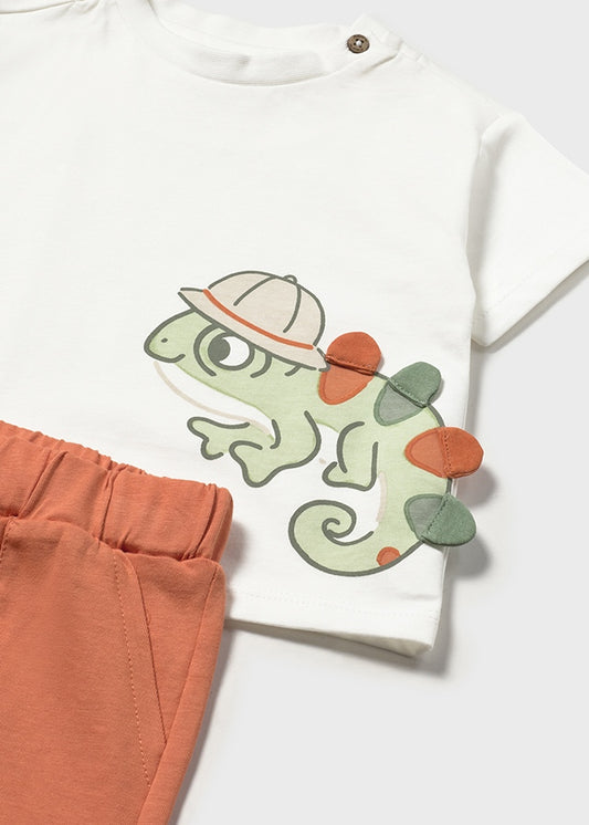 1668 Mayoral Gecko T-Shirt & Short Set