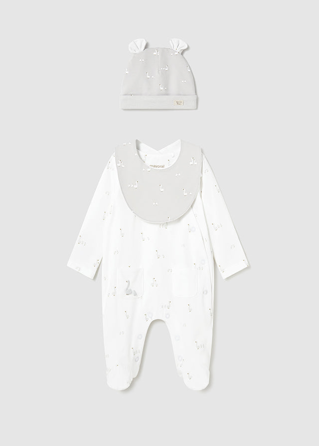 1728 Mayoral 3 Piece New Baby Gift Set