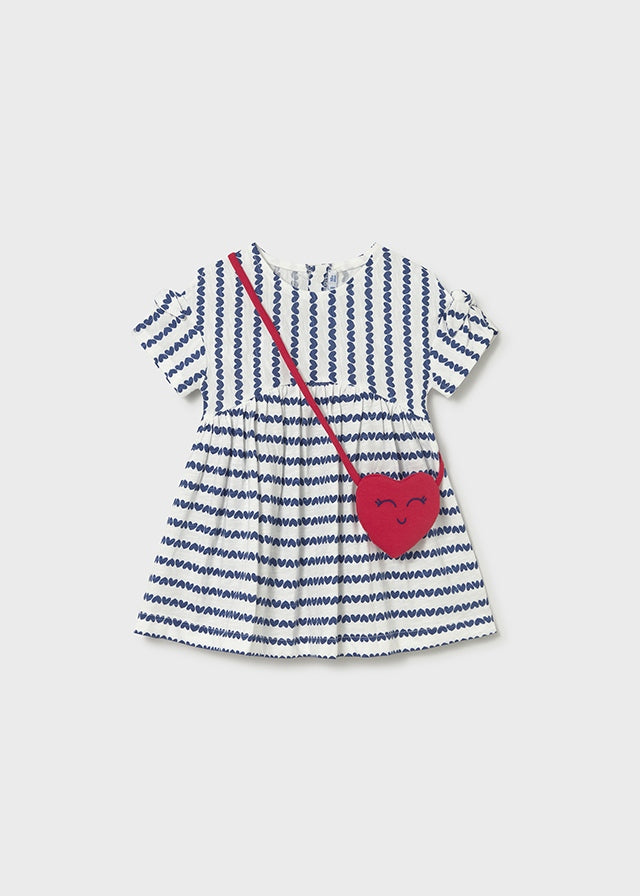 1919 Mayoral Striped Summer Dress with Bag