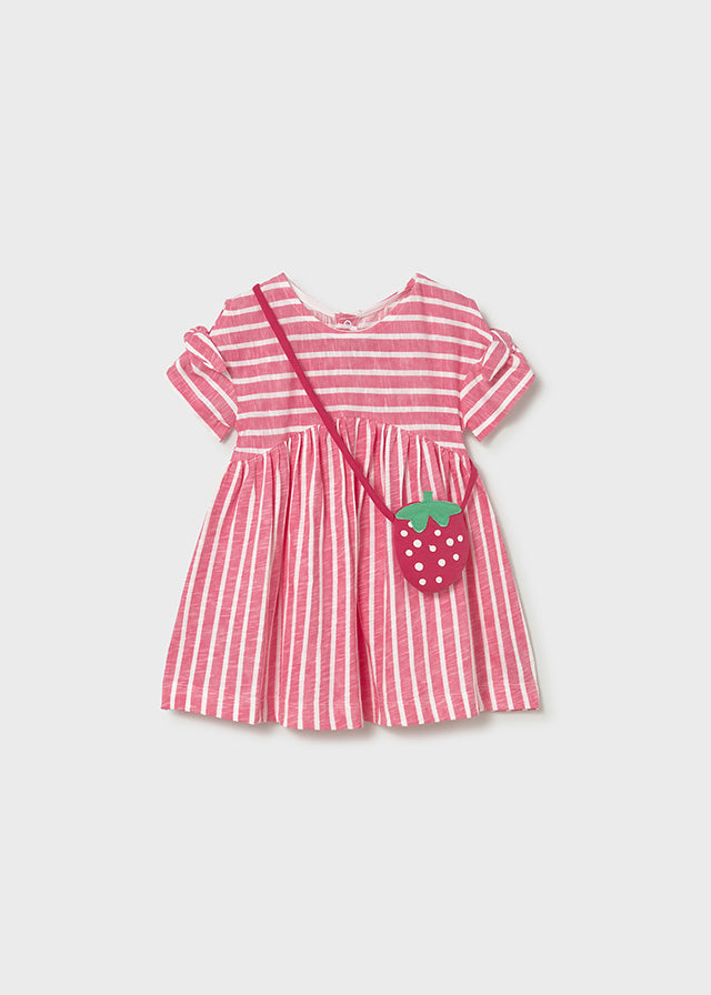 1919 Mayoral Striped Summer Dress with Bag