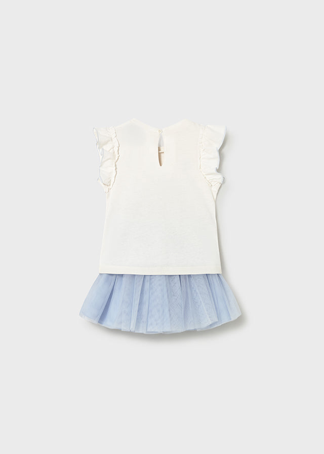 1933 Mayoral Tulle Skirt Set