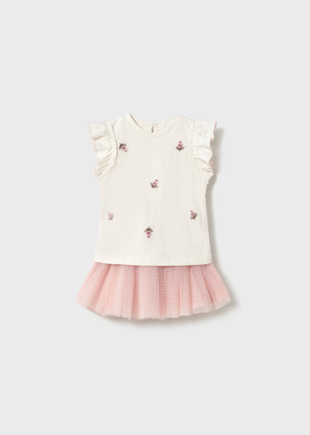 1933 Mayoral Tulle Skirt Set