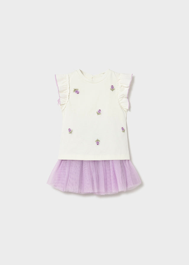 1933 Mayoral Tulle Skirt Set