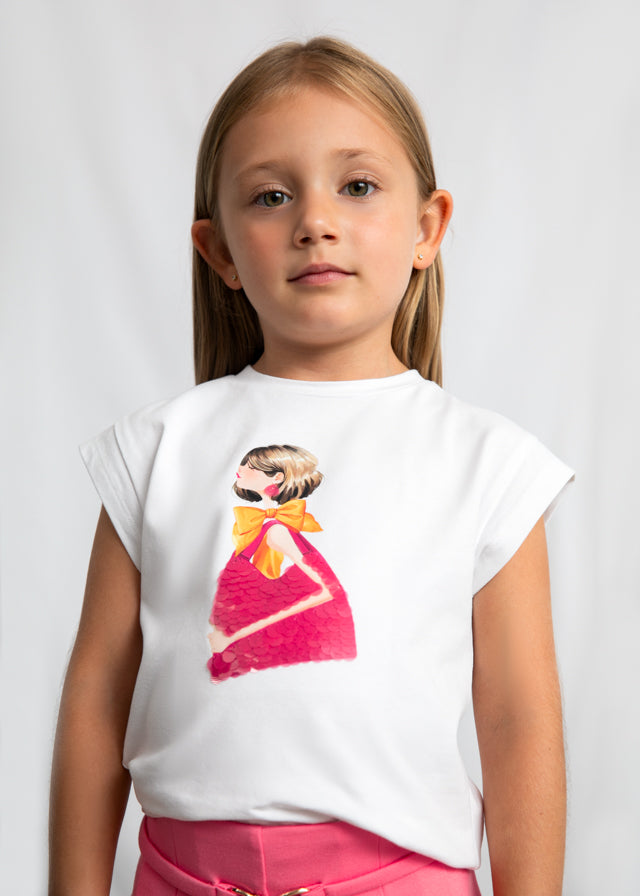 3005 Mayoral Printed Lady T-Shirt