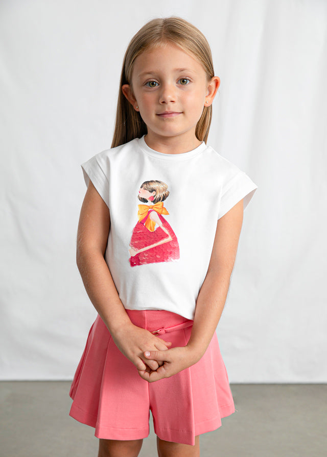 3005 Mayoral Printed Lady T-Shirt