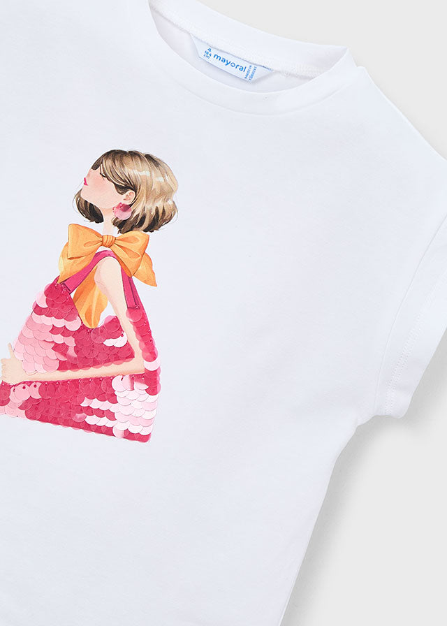 3005 Mayoral Printed Lady T-Shirt