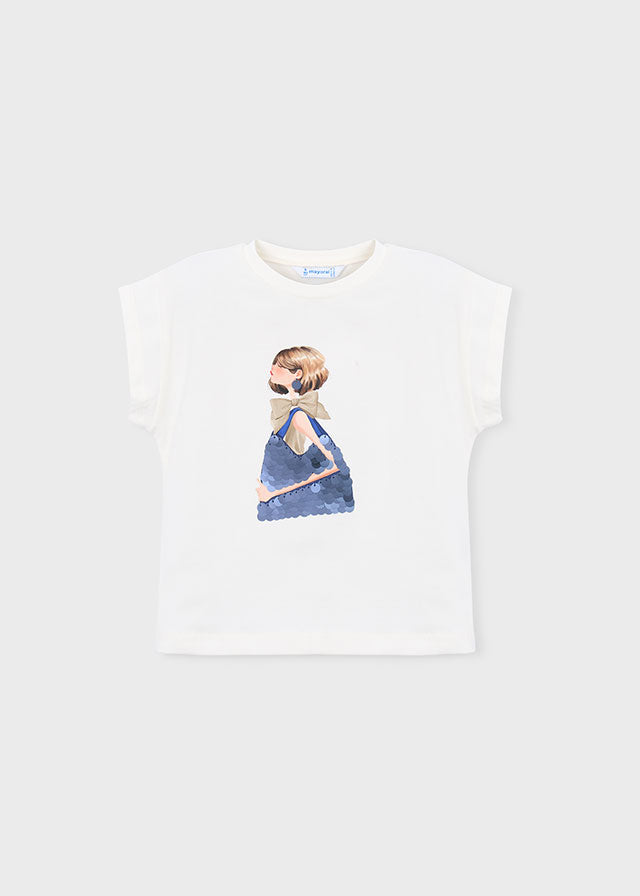 3005 Mayoral Printed Lady T-Shirt