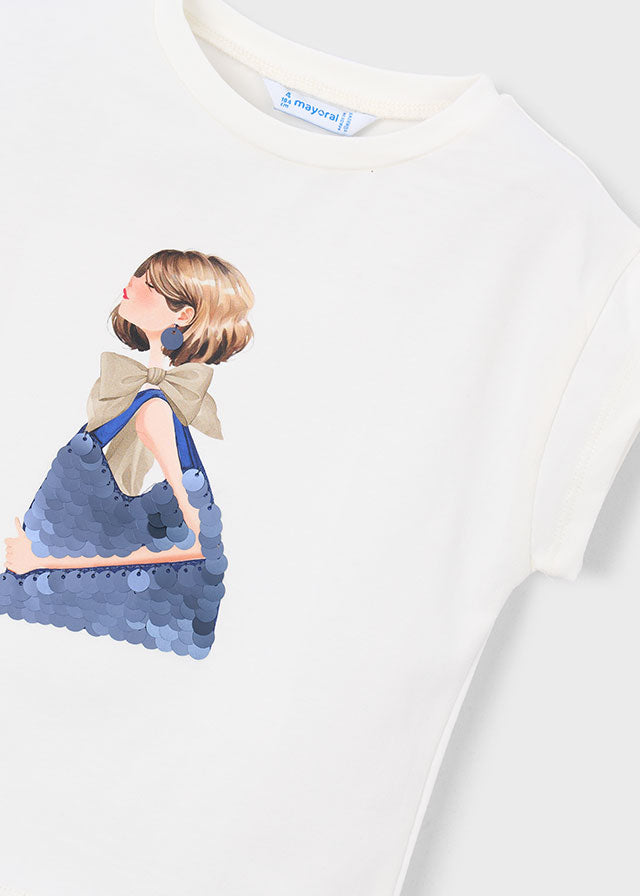 3005 Mayoral Printed Lady T-Shirt
